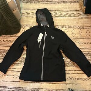 NWT Clique Men’s black zip up jacket. Waterproof